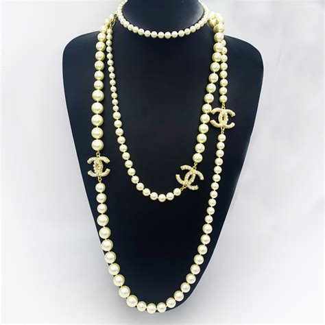 chanel pearl necklace price list.